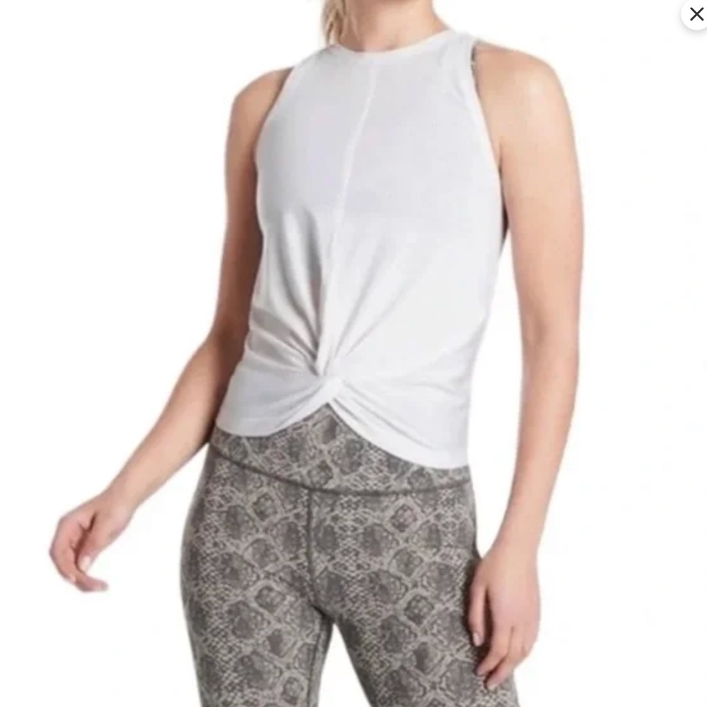 Athleta Essence Twist Tank Bright White
